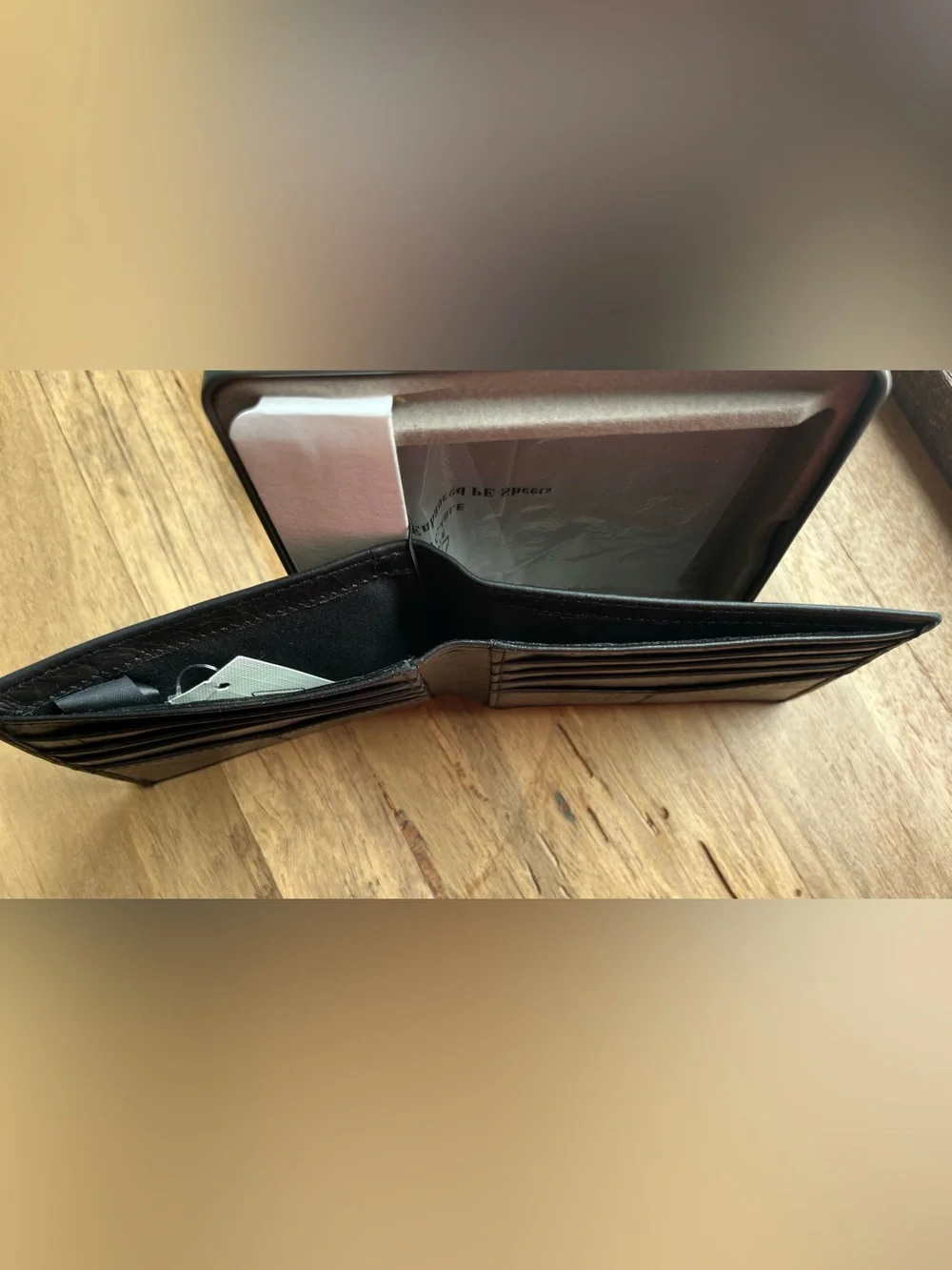 Fossil Neel Sliding 2 IN 1  Bifold Wallet Black
